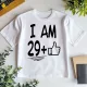 I am 29+1 like póló 30. születésnapra, több színben