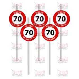 70-es sebességkorlátozó papír szívószál 10db