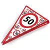 Zászlófüzér 50. szülinapra sebességkorlátozó 3m