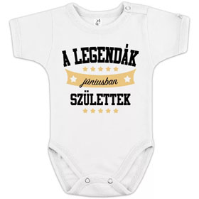 Legendák születtek gyerek body